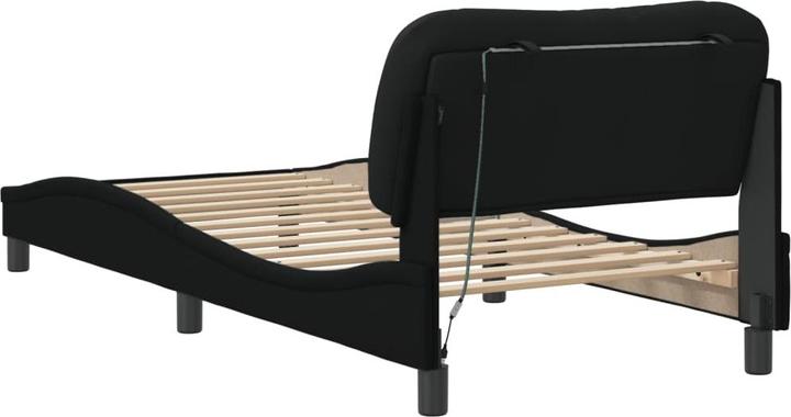 Image du produit VidaXL Cadre de lit avec tissu LED (80 x 200 cm)