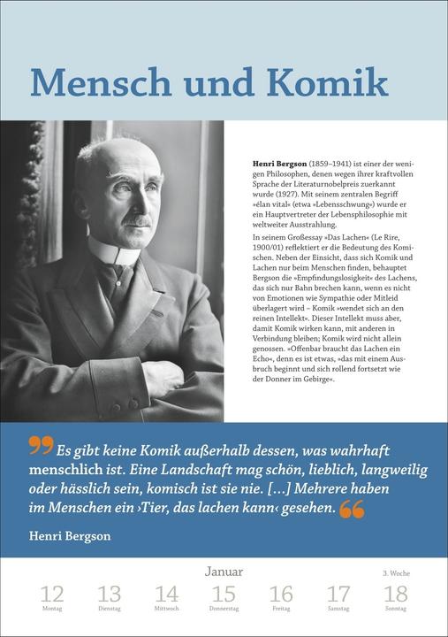 Actual product image Harenberg DIE ZEIT Philosophie Wochen-Kulturkalender 2026 - 53 Denkanstösse für 2026 (German)