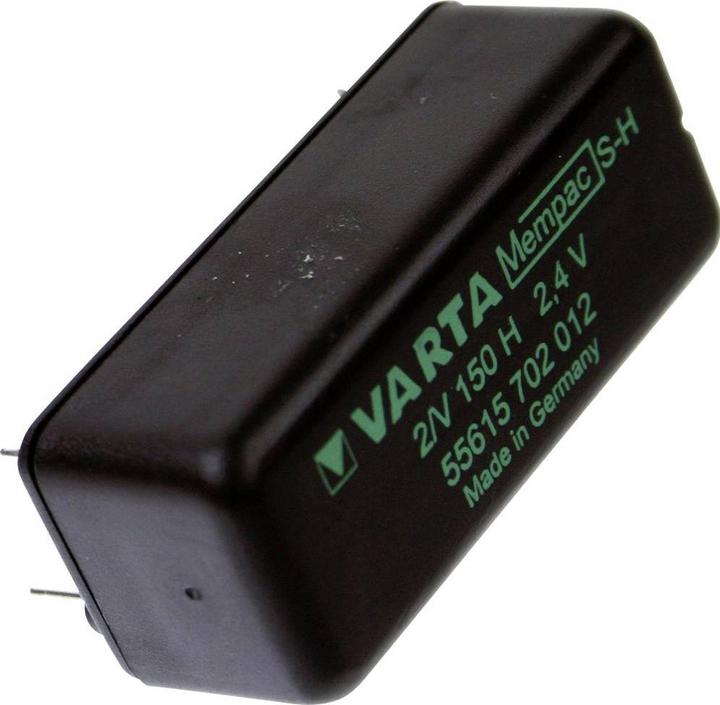 Immagine prodotto Varta 55615 702 012, Batteria ricaricabile, idruro di nichel-metallo (NiMH), 2,4 V, 2 pz, 150 mAh, -40 (1 pz., 150 mAh)