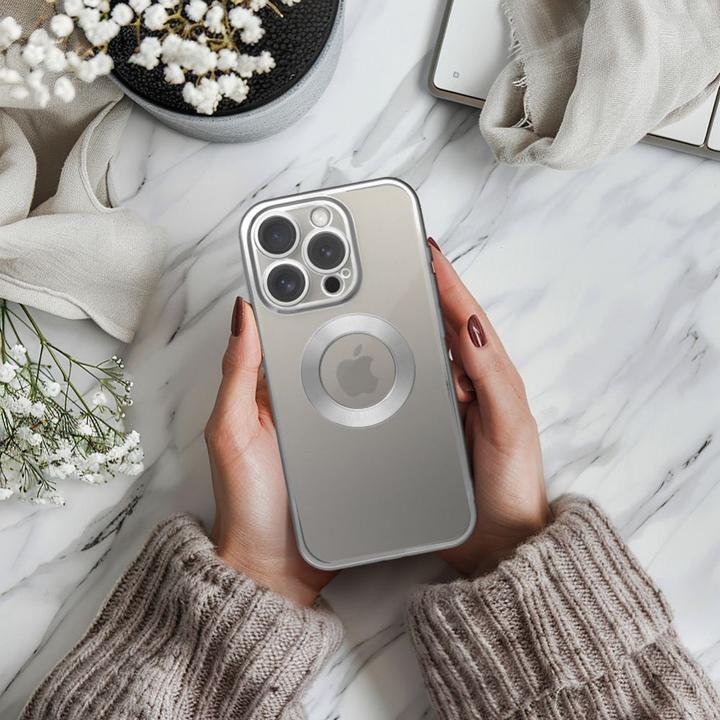 Immagine prodotto OEM Back panel cover Case GLAM for IPHONE 15 silver (Apple iPhone 15)