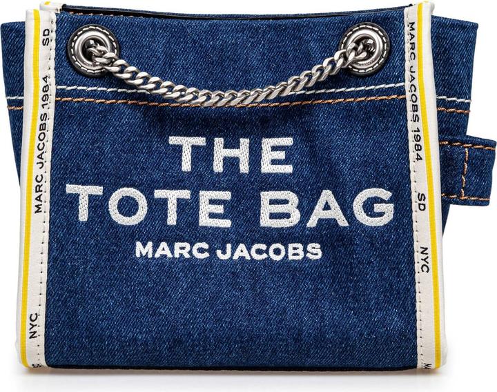 Actual product image Marc Jacobs denim chain ​​shoulder bag
