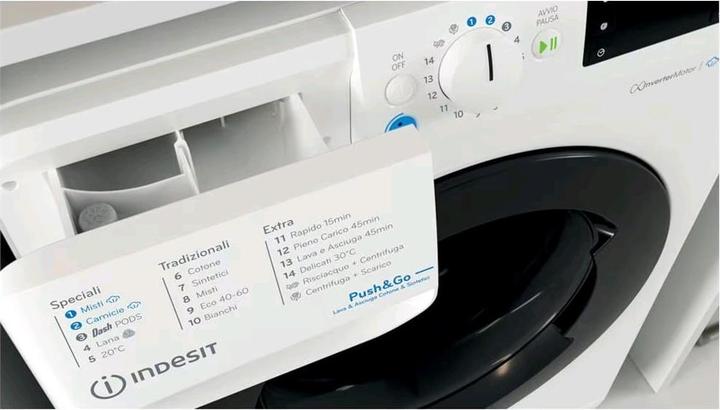 Produktbild Indesit Freistehender Waschtrockner BDE 96436 WKV IT - BDE 96436 WKV IT