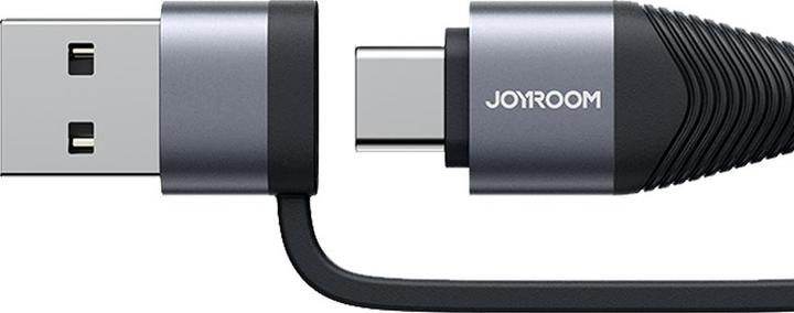 Produktbild Joyroom Cable SA37-2T2 4in1 2C 1L 1A, 60W, 1.2m black (1.20 m, USB 3.0, 60 W)