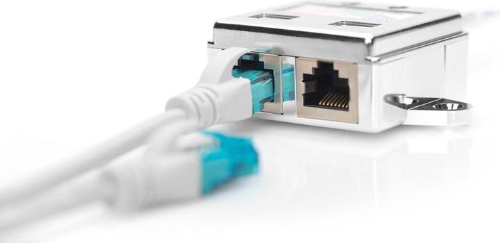 Actual product image Digitus Patch Cable Adapter, CAT 5e, shielded - 1:1 (RJ45, RJ45 (1x))