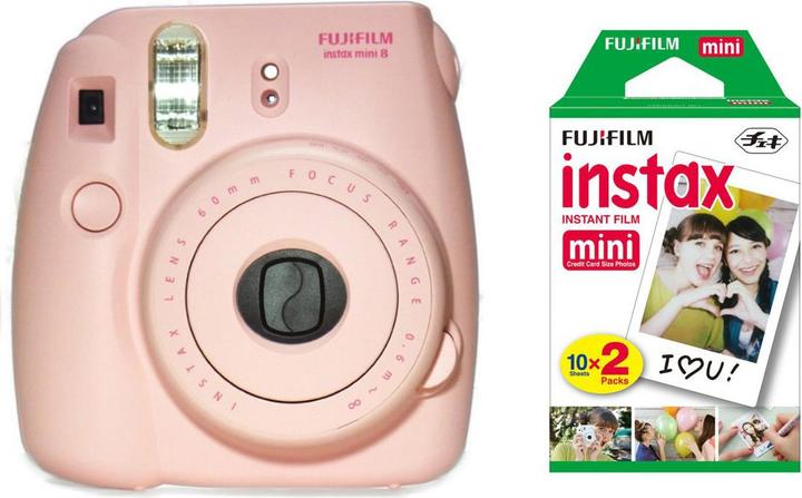 Fujifilm Instax Mini 8, inkl. 20 x Instax Mini Bilder