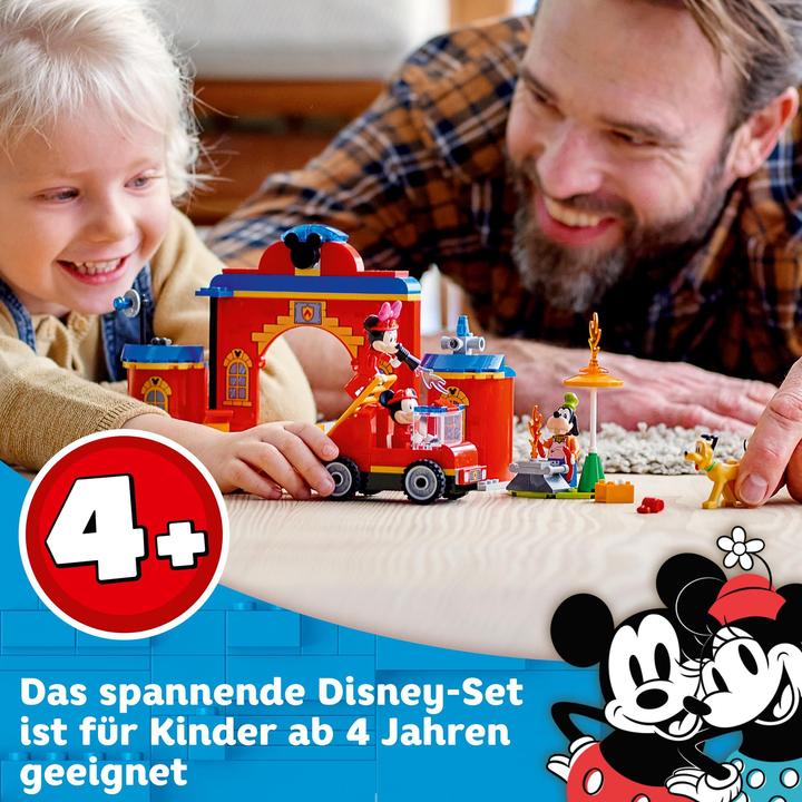Actual product image LEGO Disney 10776 Mickey and Friends fire station and car (10776, LEGO Disney)