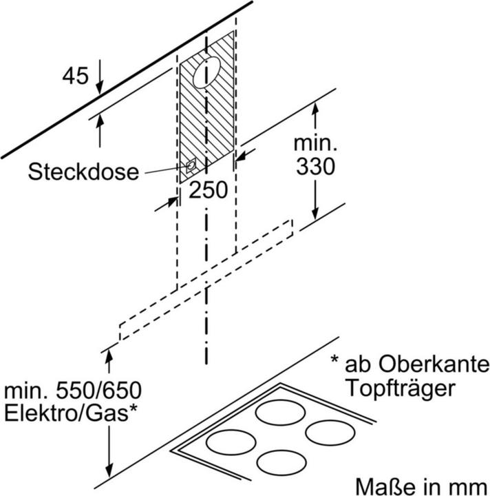 Produktbild Bosch Hausgeräte DWB66BC50 (Wandhaube)