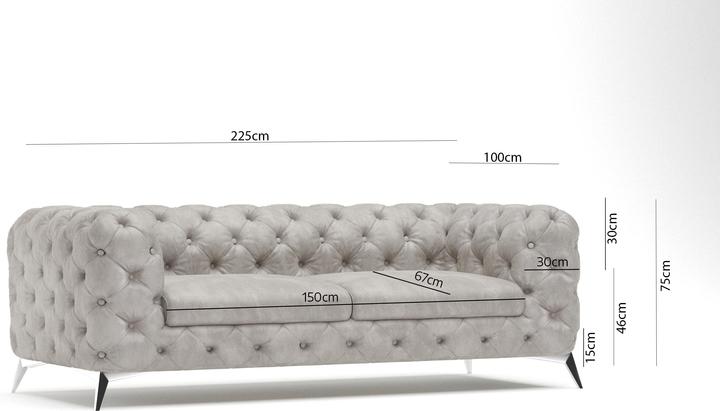 Produktbild Ropez Chelsea (3-Sitzer, 2-Sitzer, Polstergruppe, 1-Sitzer)