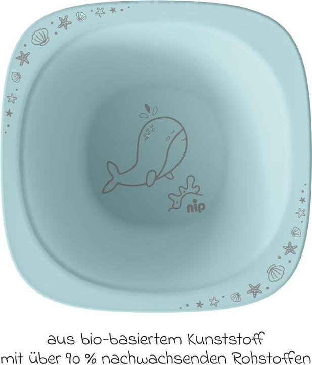 Produktbild NIP Kinderteller & Breischalen Breischale 2er Pack eat green - Blau