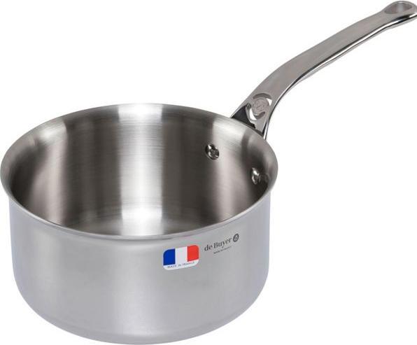Produktbild de Buyer Affinity Stielkasserolle mit Deckel Induktion (18 cm, Kochtopf, Edelstahl)