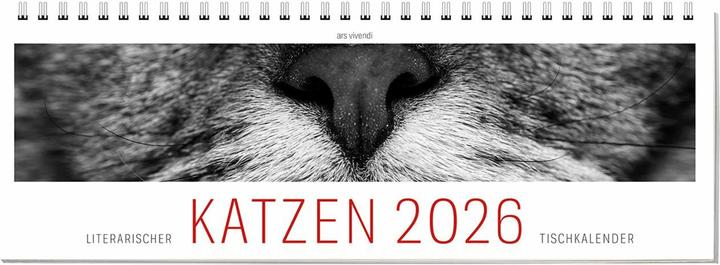 Actual product image Tischkalender Katzen 2026 (German)