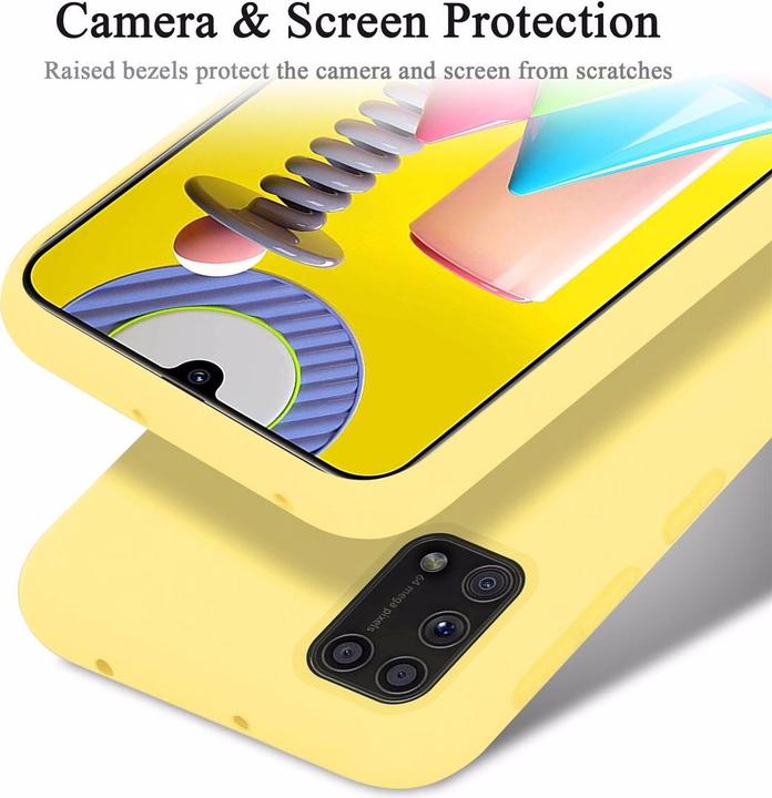 Actual product image Cadorabo TPU Liquid Silicone Case Cover (Samsung Galaxy M31)