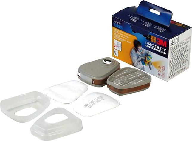 Immagine prodotto 3M Filtro di ricambio per respiratore semimaschera 6002C (A2P2, 2 x)