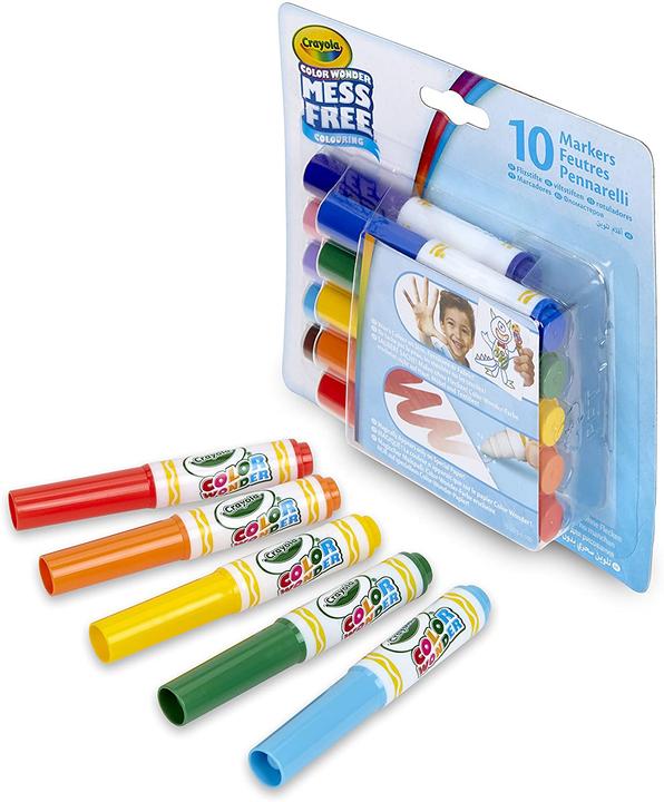 Produktbild Crayola Color Wonder Classic Waschbare Filzstifte (Multi, 10 x)