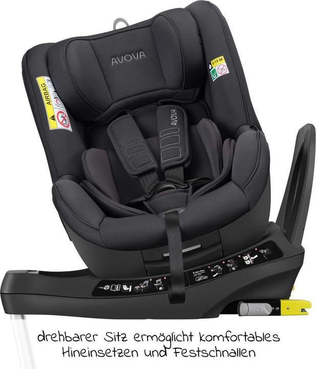 Produktbild Avova Sperber-Fix 61 Reboard Kindersitz ab 61 cm - 105 cm (ab ca. 3 Monaten bis ca. 4 Jahre) (Reboarder, ECE R129/i-Size Norm)