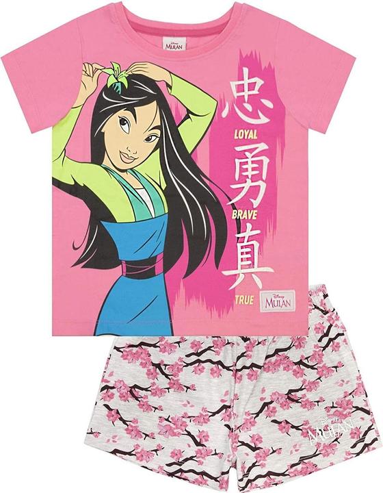 Mulan Loyal Brave True Schlafanzug Mit Shorts Mädchen