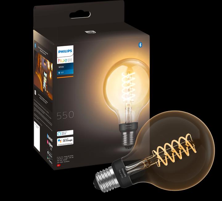 Produktbild Philips Hue Philips Globe G93 Filament (E27, 7 W, 550 lm, 1 x, G)
