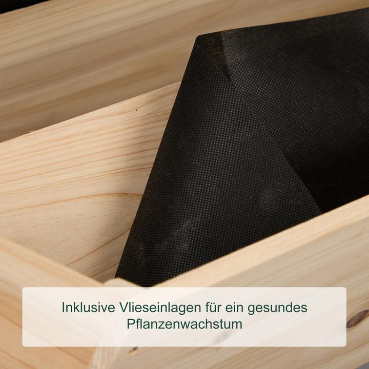 Produktbild Relaxdays Vertikalbeet mit 5 Kästen