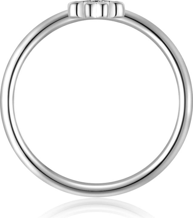 Image du produit Glanzstücke München Bague femme trèfle à quatre feuilles argent sterling - 34566 (58, Argent 925)