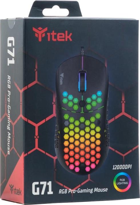 Immagine prodotto Itek Souris filaire Gamer compatibile G71 RGB (Noir) (Cablato)