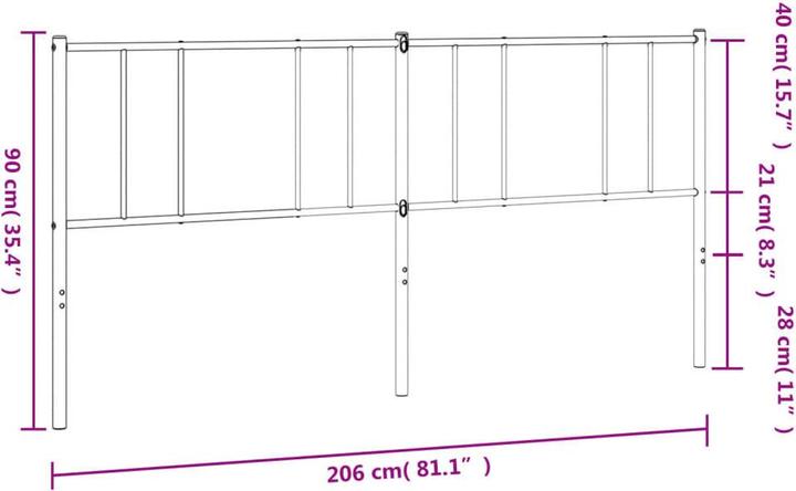Produktbild VidaXL Sulo (206 x 3 x 90 cm)