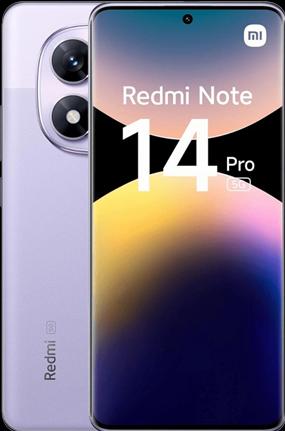 Xiaomi Redmi Note 14 Pro 5G (512 GB, Lavender Purple, 6.67", Dual SIM, 200 Mpx, 5G)