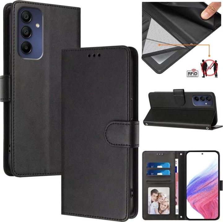 Image du produit Cover-Discount Galaxy A16 - Étui en cuir avec bloqueur RFID (Samsung Galaxy A16 5G)
