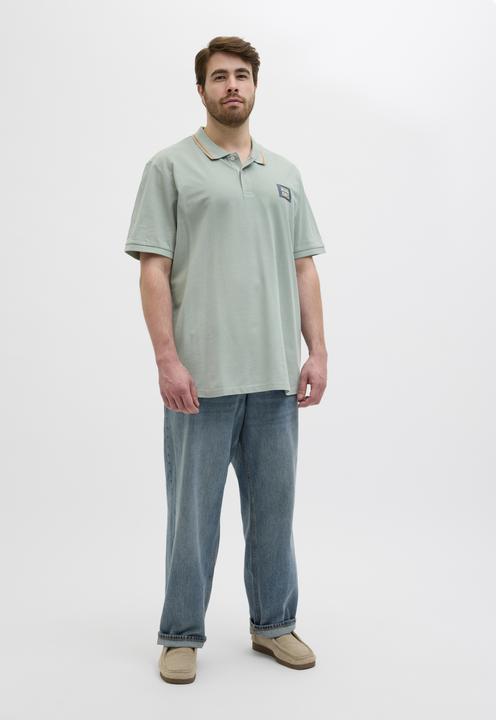 Produktbild Jack & Jones Plus Size Gedruckt Poloshirt Poloshirt (5XL)