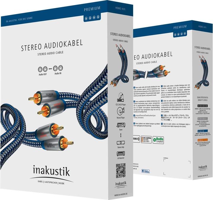 Produktbild Inakustik Premium Stereo-Verbindung (1.50 m, Cinch)