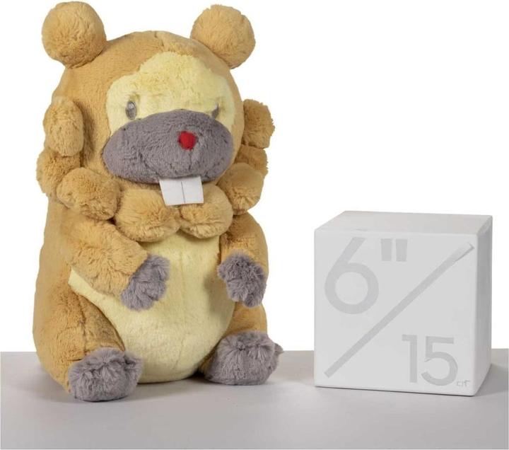 Actual product image Pokémon Bidoof Comfy Friends Plush - 41 cm (37 cm)
