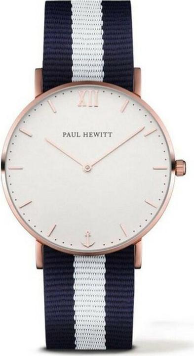 Blue, White, Rose gold, White Sand
