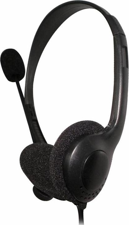 Produktbild Omega FIS1020 Headphones Wired Head-band Office/Call center Black (Kabelgebunden, USB-A)