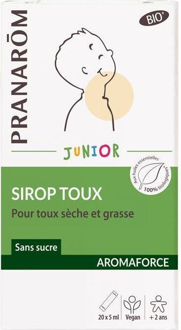 Produktbild Pranarom AROMAFORCE - Hustensirup Junior (20 Stück)