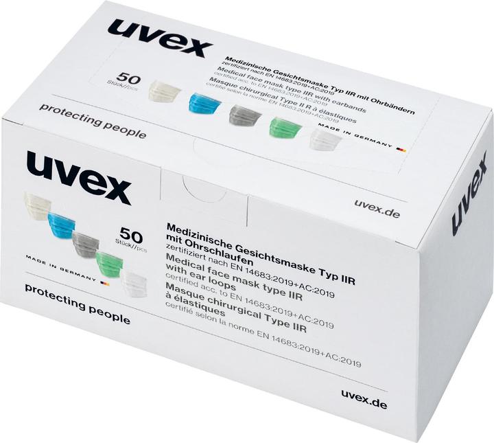 Produktbild Uvex Safety 8739524 Mund-Nasen-Schutz 50 St. DIN EN 14683 (50 x)