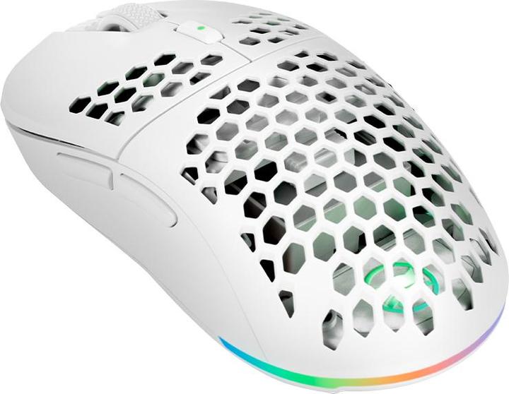 Actual product image Gamiac PX71 Mice - White - Pixart 3335, Wired & Wireless, 16000 DPI, 16,8M RGB effects (Cable)