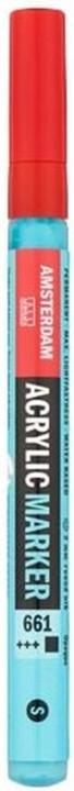 Image du produit Amsterdam Marqueur acrylique S 1 pièce, turquoise (Turquoise, 2 mm, 1 x)