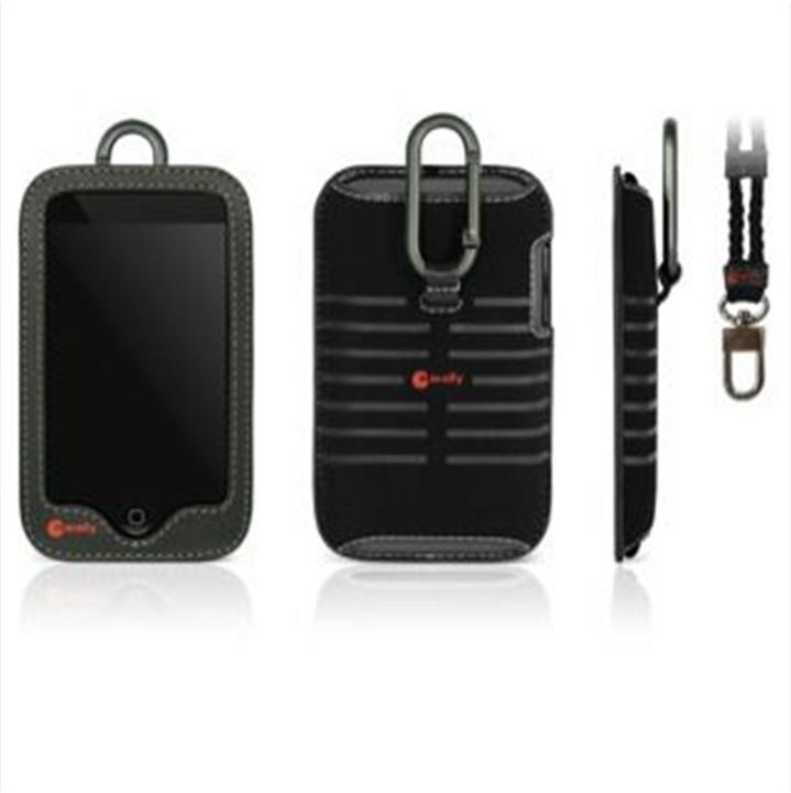 Actual product image Macally Bella Leather Case for iPod touch 2G/3G Black