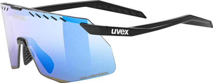 Uvex Sports pace stage S CV (black matt (blue), Mirror Blue)
