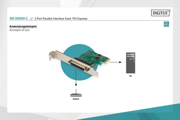 Produktbild Digitus PCIexpress-Zusatzkarte Parallel
