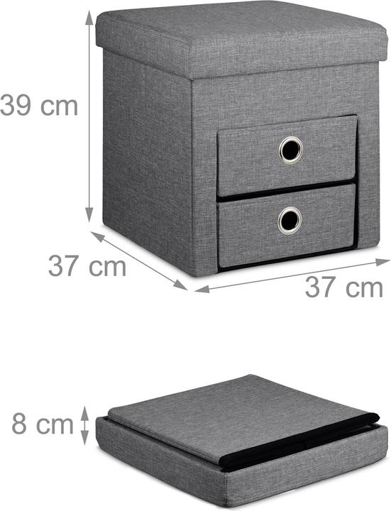 Actual product image Relaxdays Stool