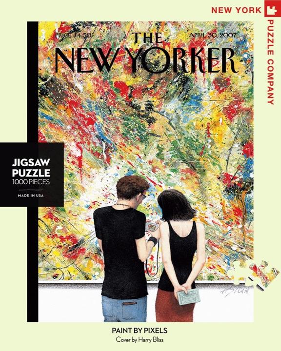 Produktbild New York Puzzle Company Paint by Pixels - NYPC New Yorker Collection Puzzle 1000 Pieces (1000 Teile)