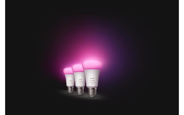 Produktbild Philips White & Color Ambiance (E27, 6.50 W, 570 lm, 3 x, F)