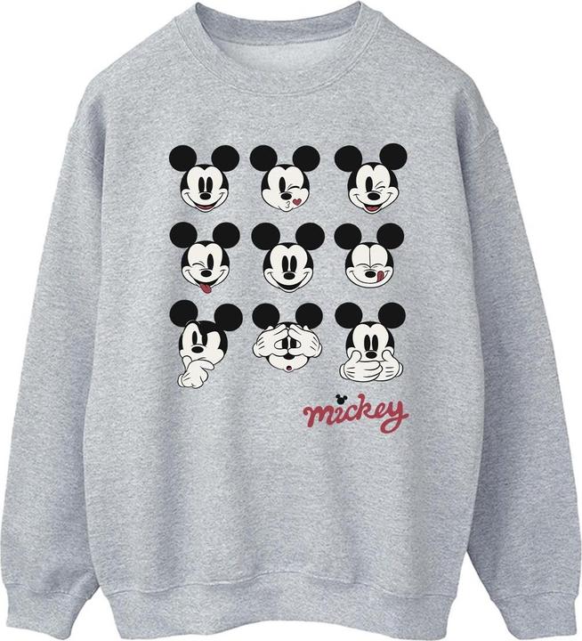 Disney Mickey Mouse Many Faces Sweatshirt (M)