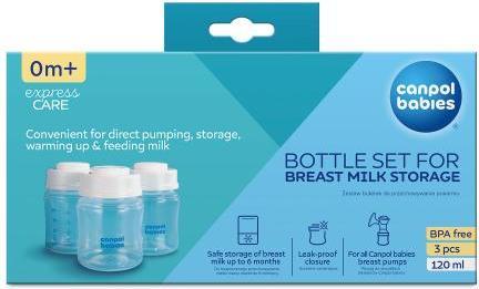 Produktbild Canpol Express Care Bottle Set For Breast Milk Storage