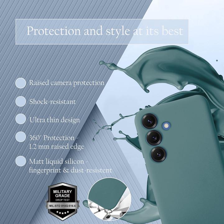 Produktbild Cadorabo Hülle für Samsung Galaxy S25 im Liquid Case Design (Samsung Galaxy S25)