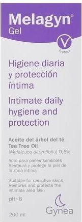 Actual product image Gynea MELAGYN Cream and Gel for Intimate Care (200 ml, Intimate cream)