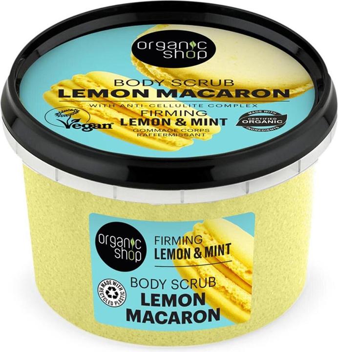 Organic Shop Straffendes Zitronen-Macaron Körperpeeling 250ml (250 ml)