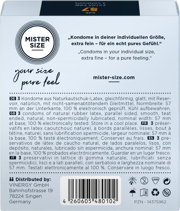 Produktbild Mister Size 57 (3 Stk.)