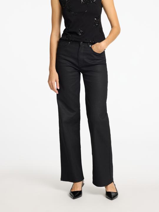 Produktbild Selected Femme Beschichtete Wide Fit Jeans (W30/L32)