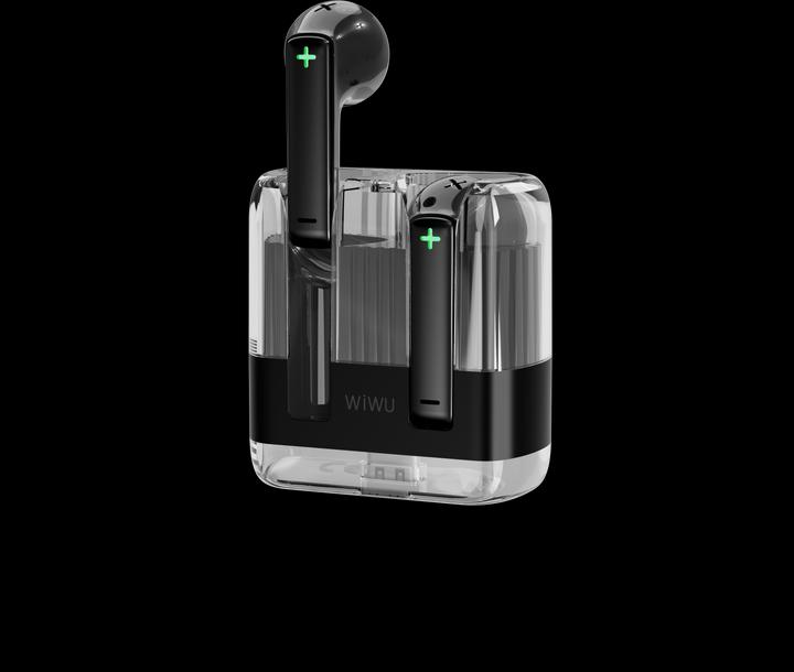 Actual product image Wiwu Bluetooth earphones T21 TWS black (Wireless)